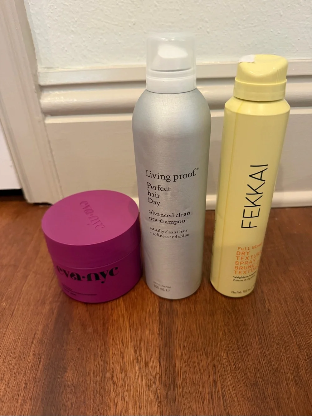 Hair product set, Eva-nye, living proof, Fekkai
